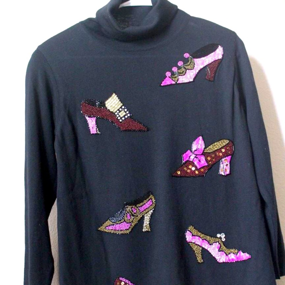 Vintage Escada turtleneck top